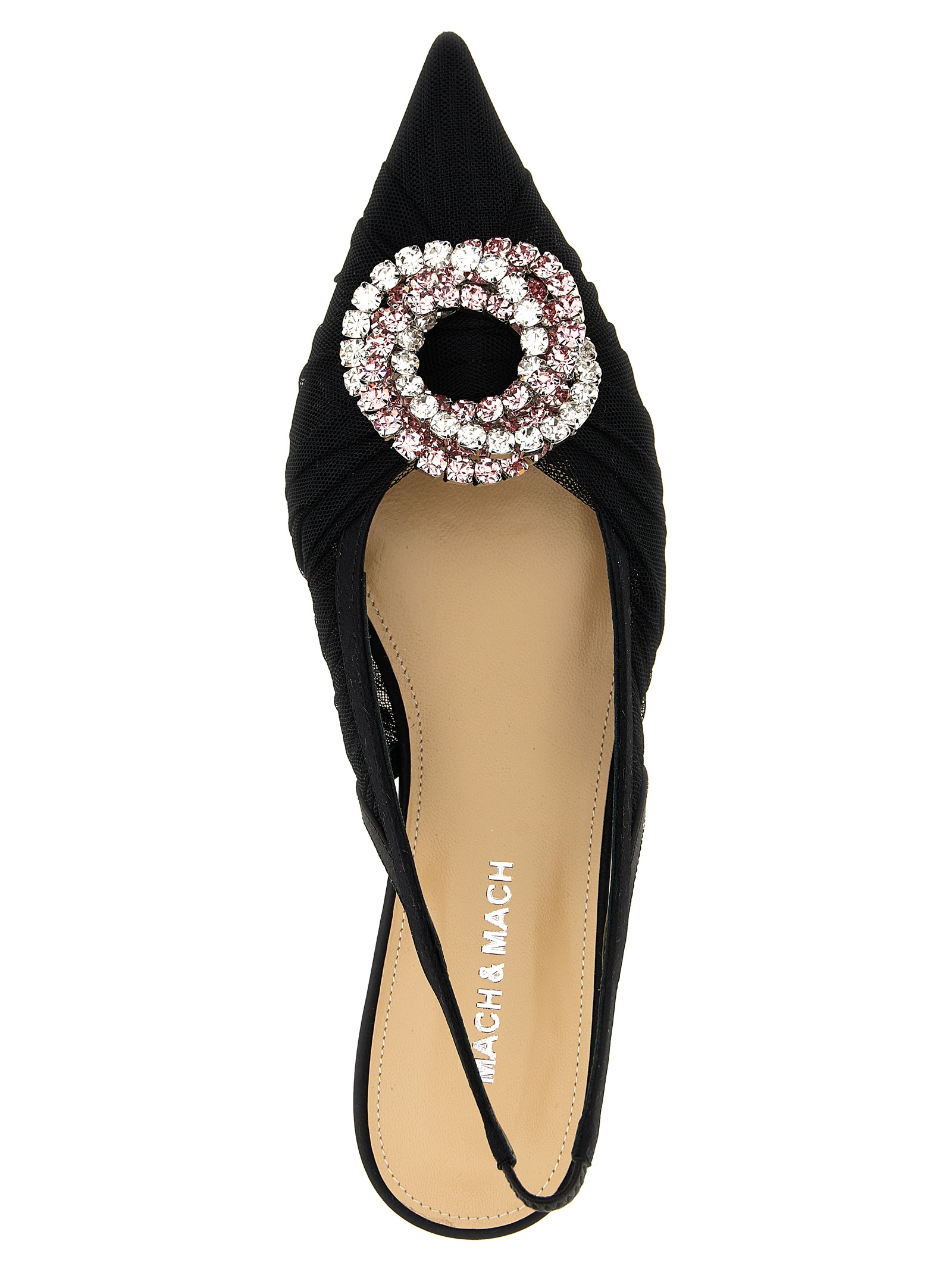 [MACH & MACH] Slingback SS25 R25S086710X18BLKCPBLACK