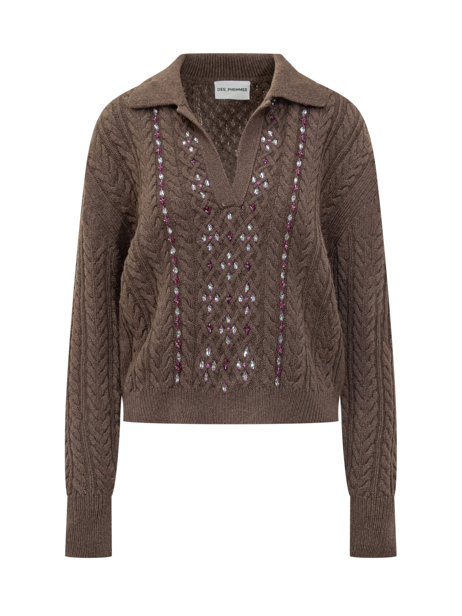 [DES PHEMMES] T-shirts Long Sleeve FW25 D735KW D0401