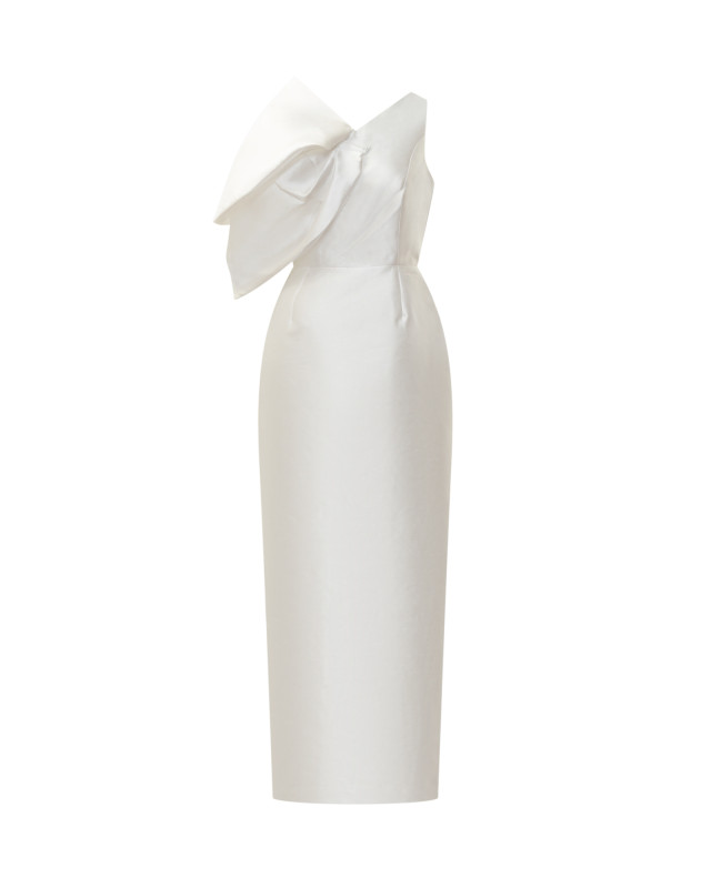 [Solace London] Sleeveless dress FW25 OS44006 CREAM