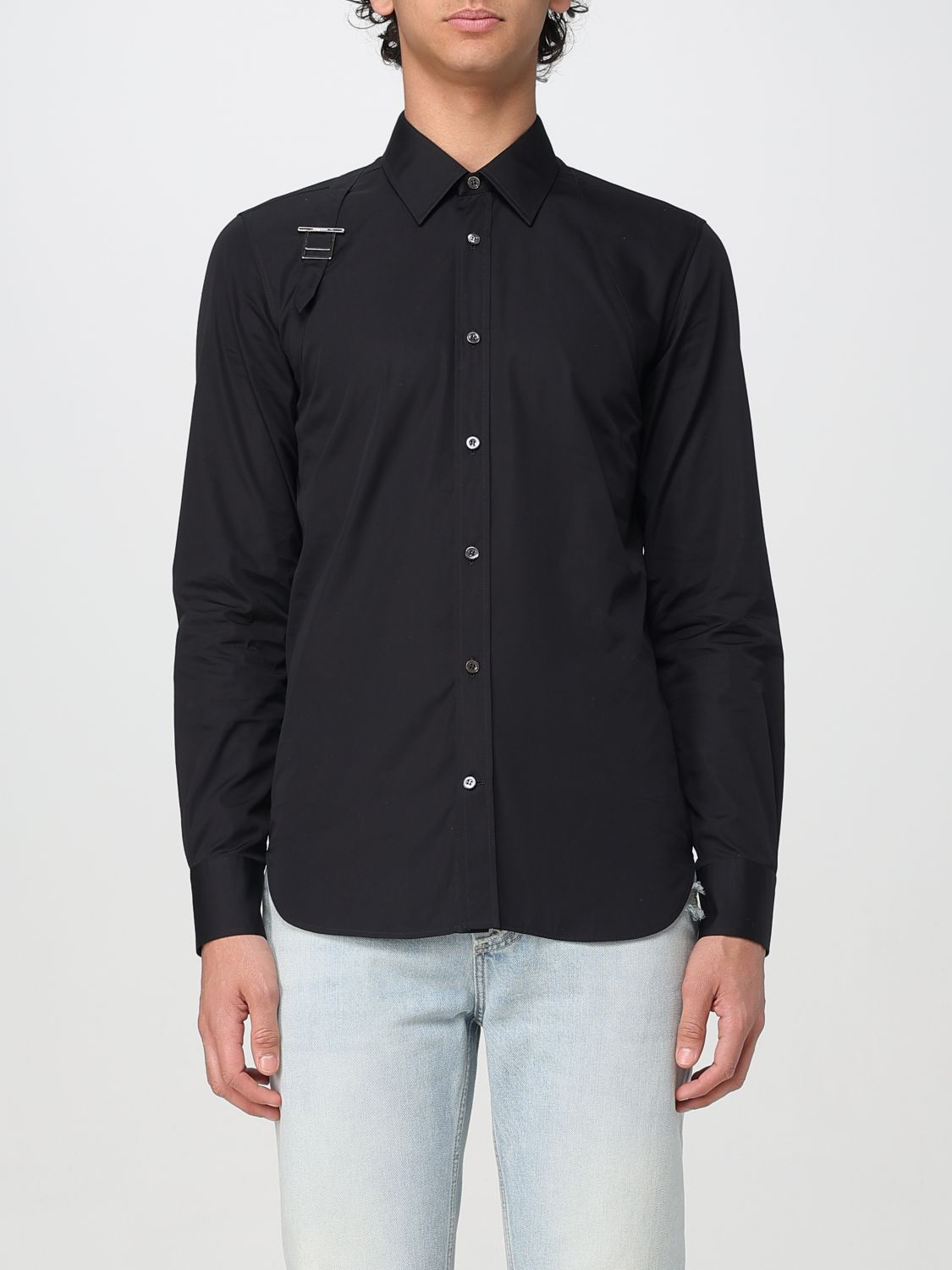 [McQueen] Shirts Long Sleeve FW25 828259QNAAX 1000
