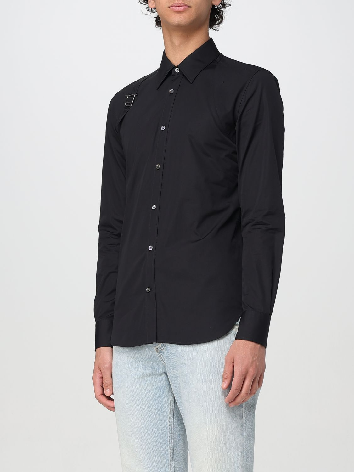 [McQueen] Shirts Long Sleeve FW25 828259QNAAX 1000