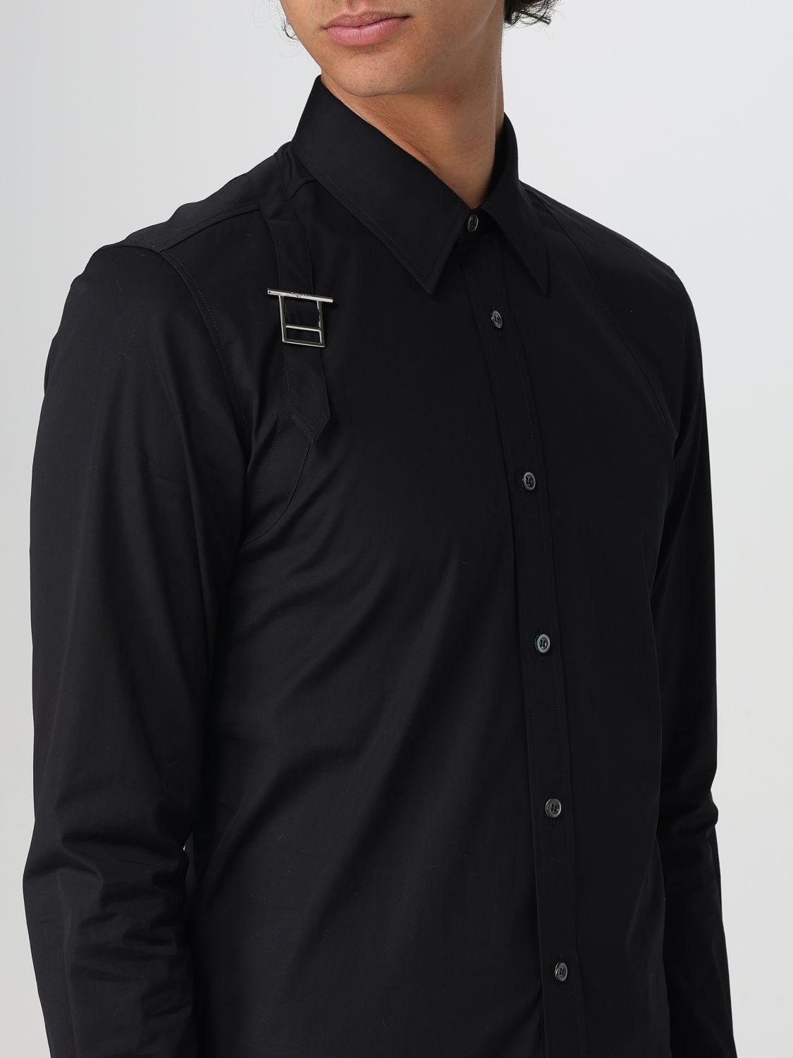 [McQueen] Shirts Long Sleeve FW25 828259QNAAX 1000