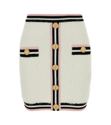 [Balmain] Mini skirt SS24 CF0LB292KG15 GQW