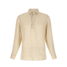 [MC2 Saint Barth] T-shirts Long Sleeve SS26 RAPHAELPOLOLONGLINEN10HGRAIN