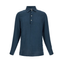 [MC2 Saint Barth] T-shirts Long Sleeve SS26 RAPHAELPOLOLONGLINEN61BLUENAVY