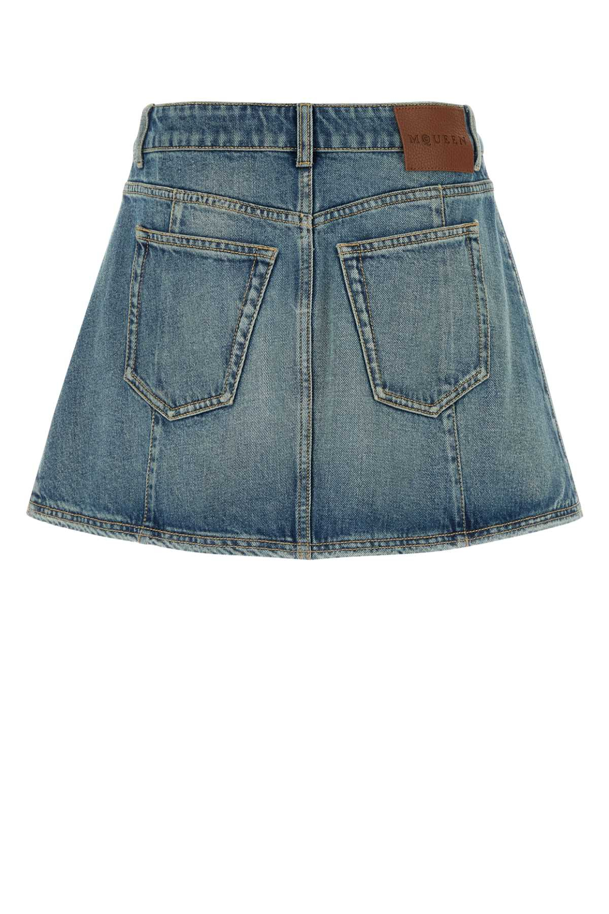 [Alexander McQueen] Mini skirt SS25 817595QMACV 4315
