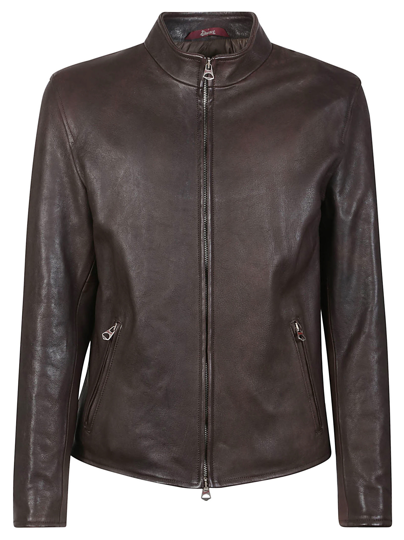 [STEWART] Leather Jacket FW24 GXDU136SPVCAPZF0008C