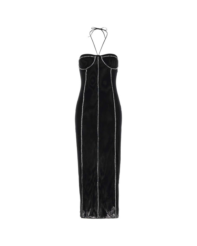 [OSEREE] Sleeveless dress FW24 OGD243 BLACK