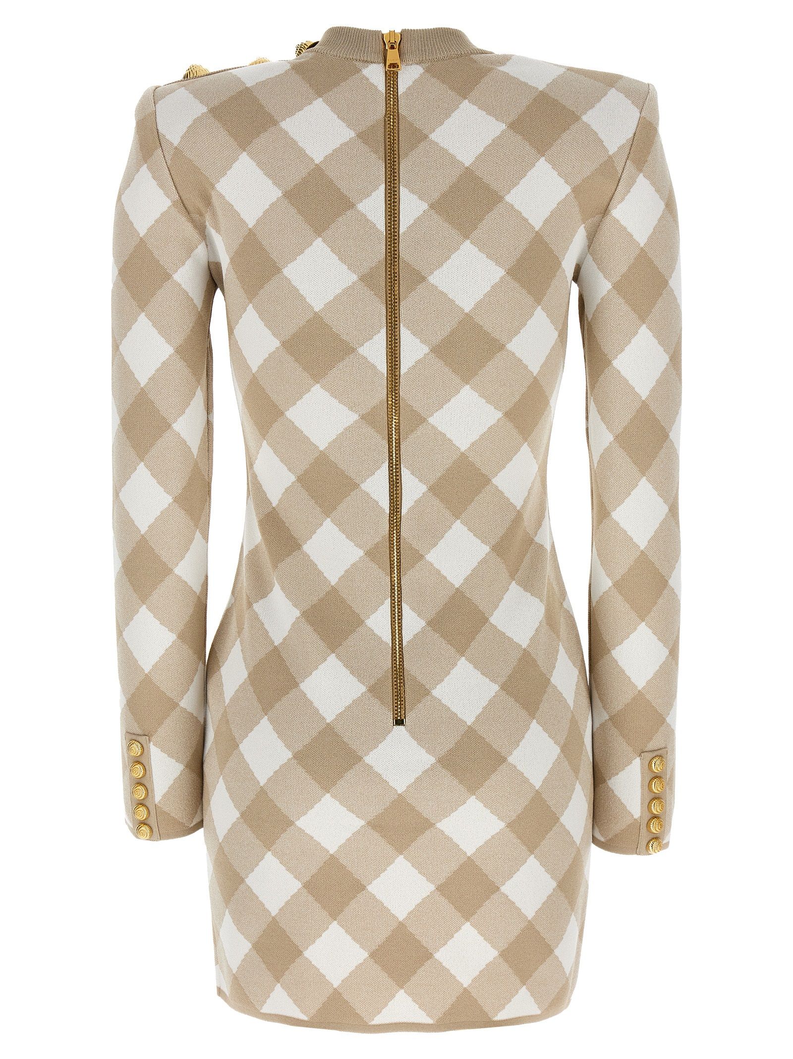 [Balmain] Long sleeve dress FW24 DF0R8739KH56GVQ
