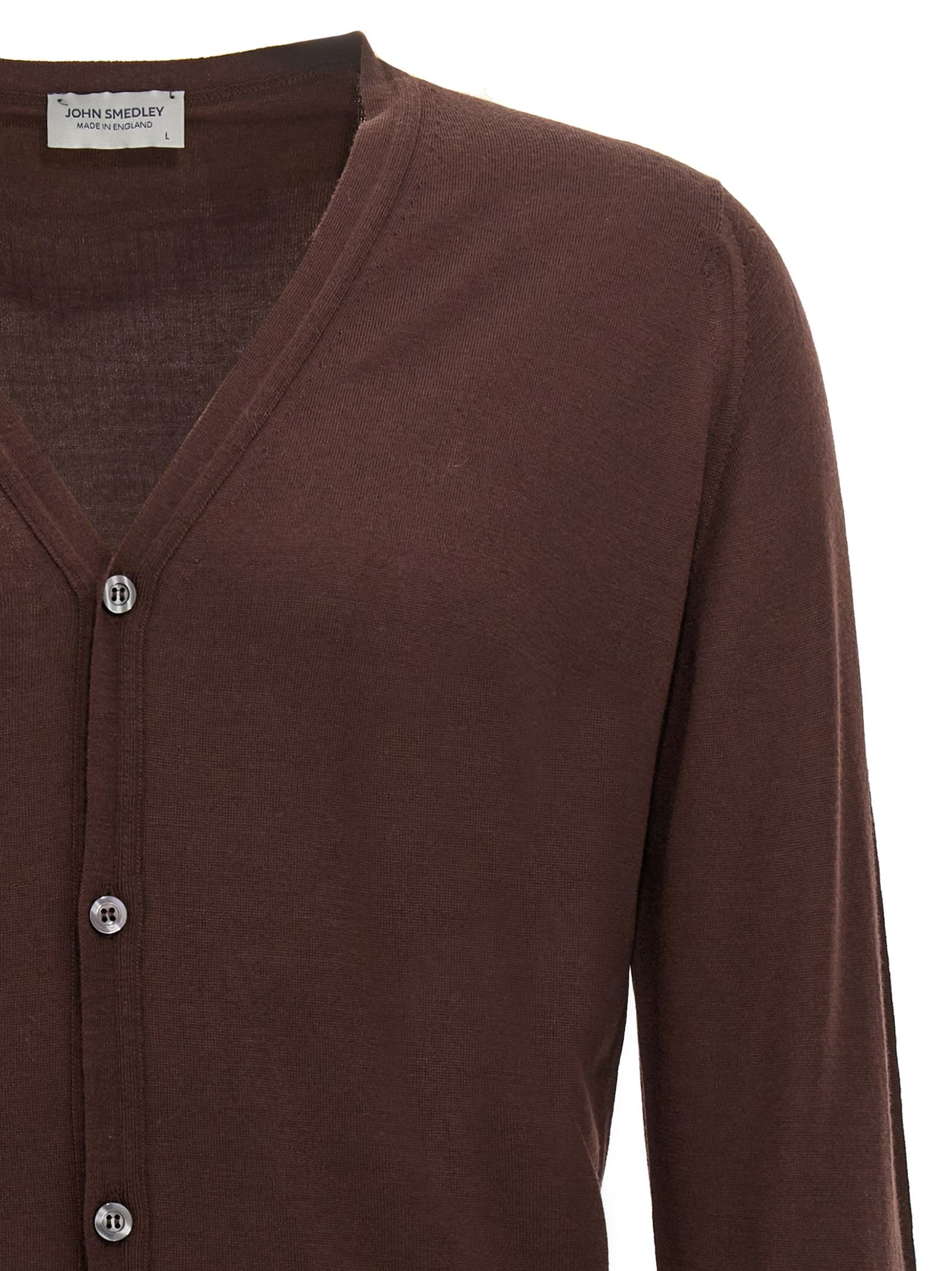 [JOHN SMEDLEY] Cardigan FW24 PETWORTHTRUFFLE