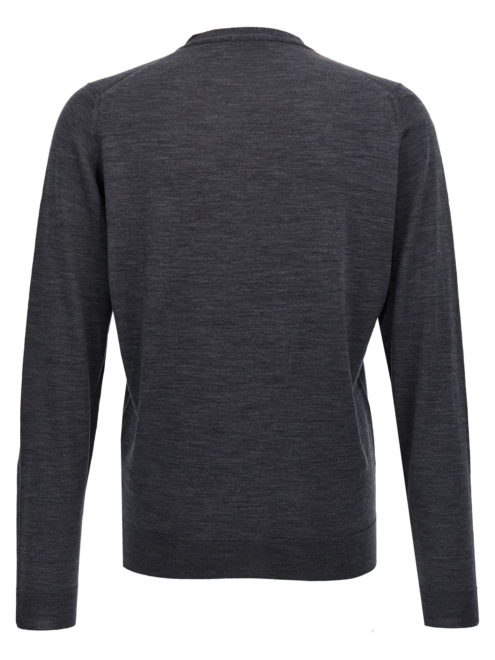 [JOHN SMEDLEY] Cardigan FW24 PETWORTHCHARCOAL