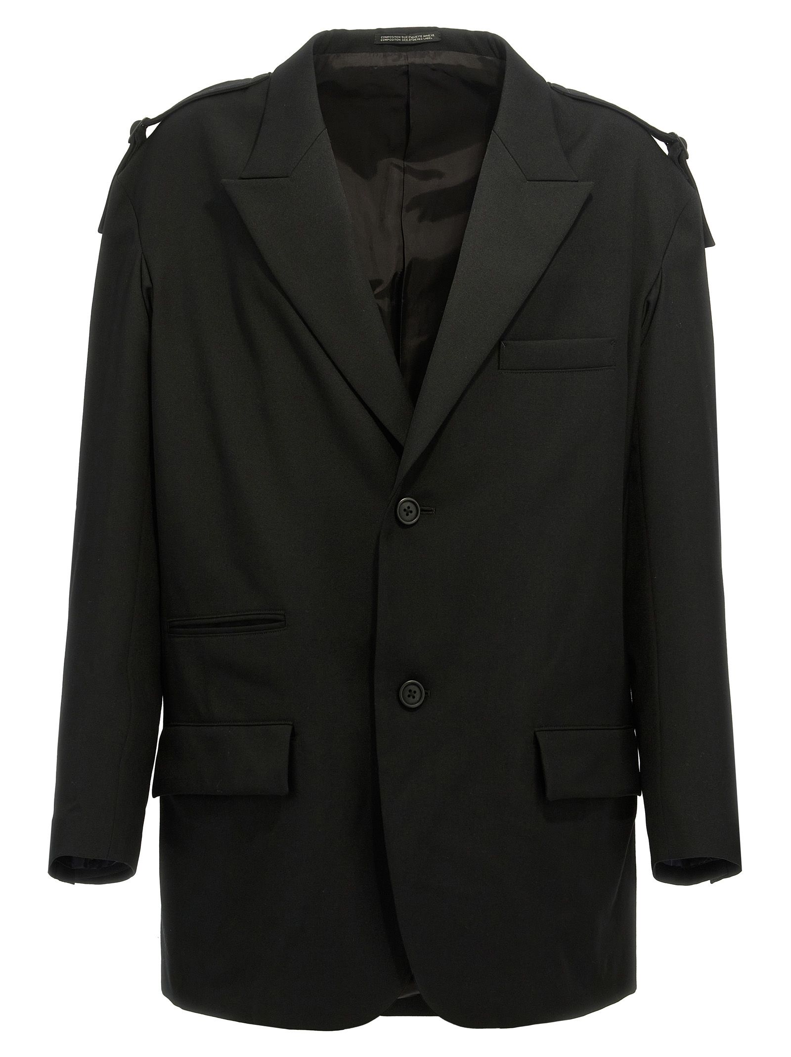 [YOHJI YAMAMOTO] Blazer FW24 HOJ74534BLACK1