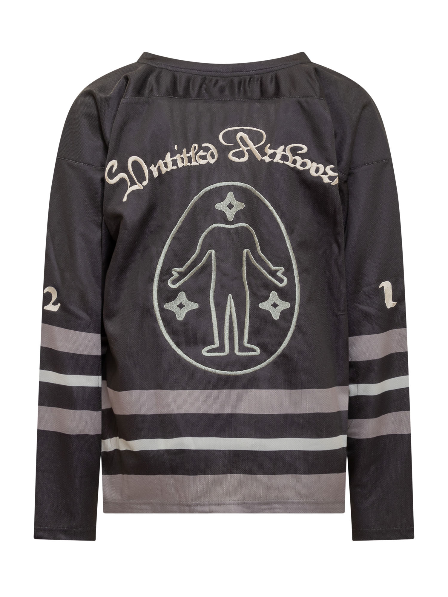 [UNTITLED ARTWORKS] T-shirts Long Sleeve FW23 UABEFW23UPOLLSLTNBWAKK BLACK