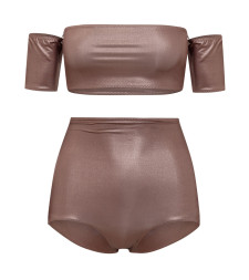 [Alessandro Vigilante] Beach Cover Up SS22 SW08PL BROWN