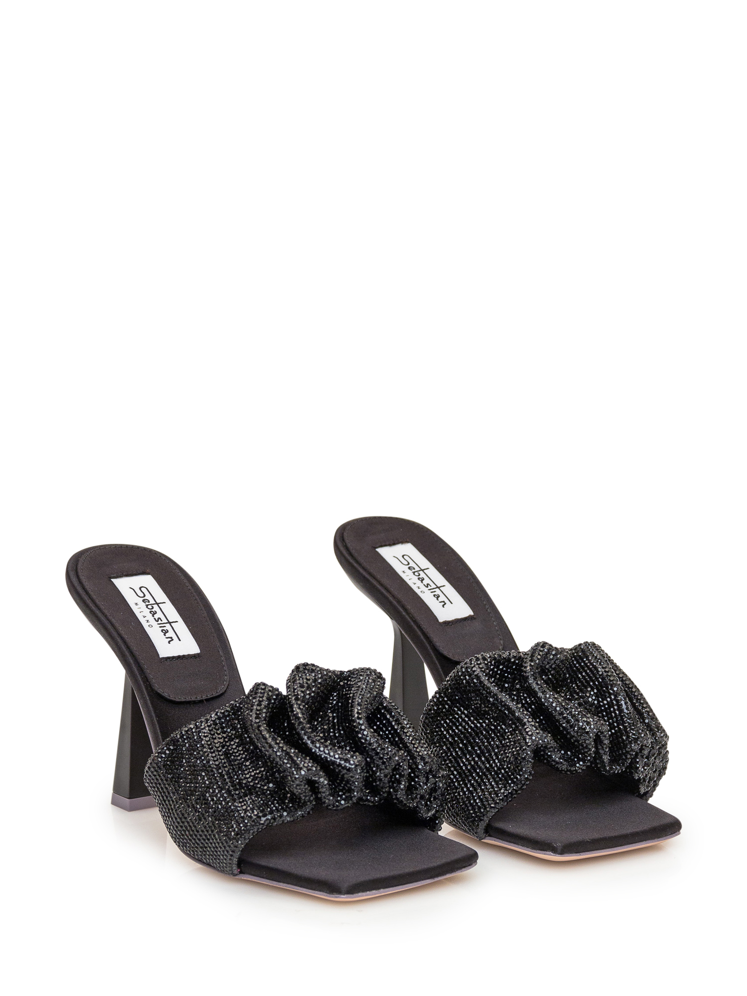 [Sebastian Milano] Mules FW22 SE1113 BLACKCRYSTAL