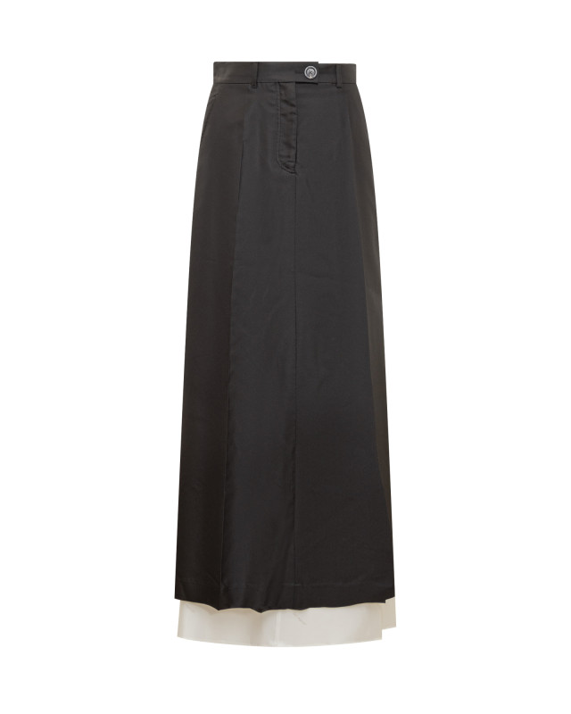 [Peter Do] Long skirt FW23 PDSS23266SE043 BLACK