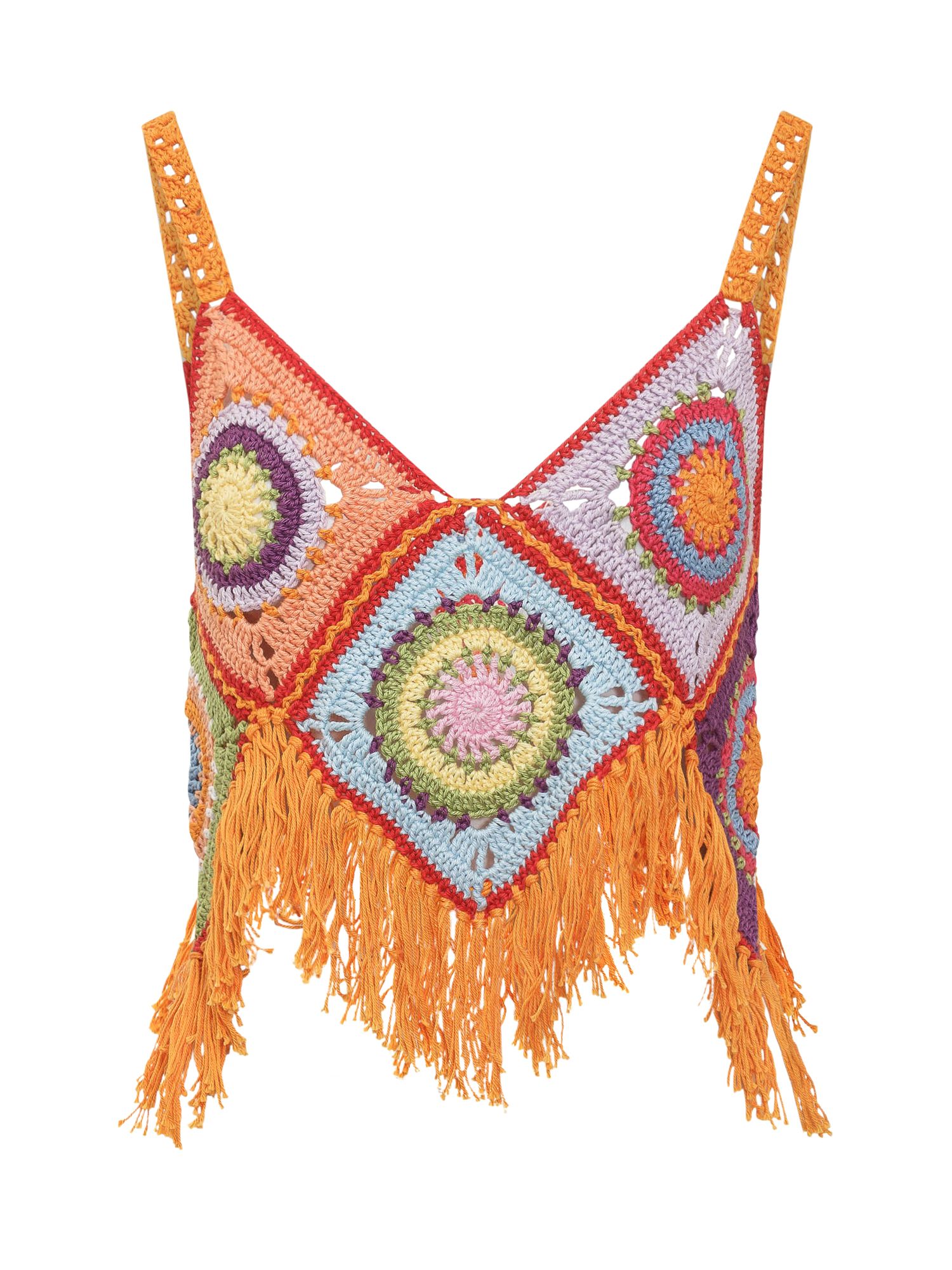 [Mixik] T-shirts Sleeveless SS22 LEARYX21CD1231PCT0TOP ORANGE
