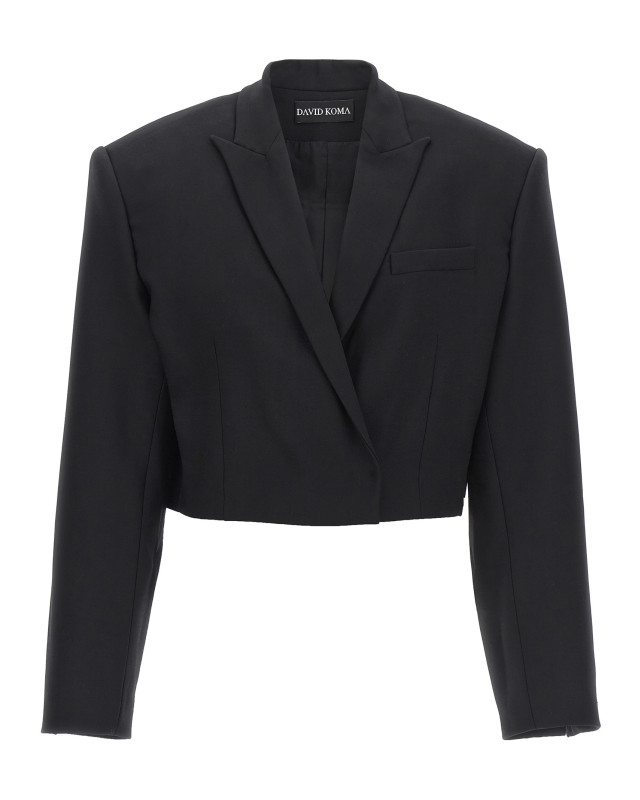 [David Koma] Blazer FW23 AW23DK01JBLACK
