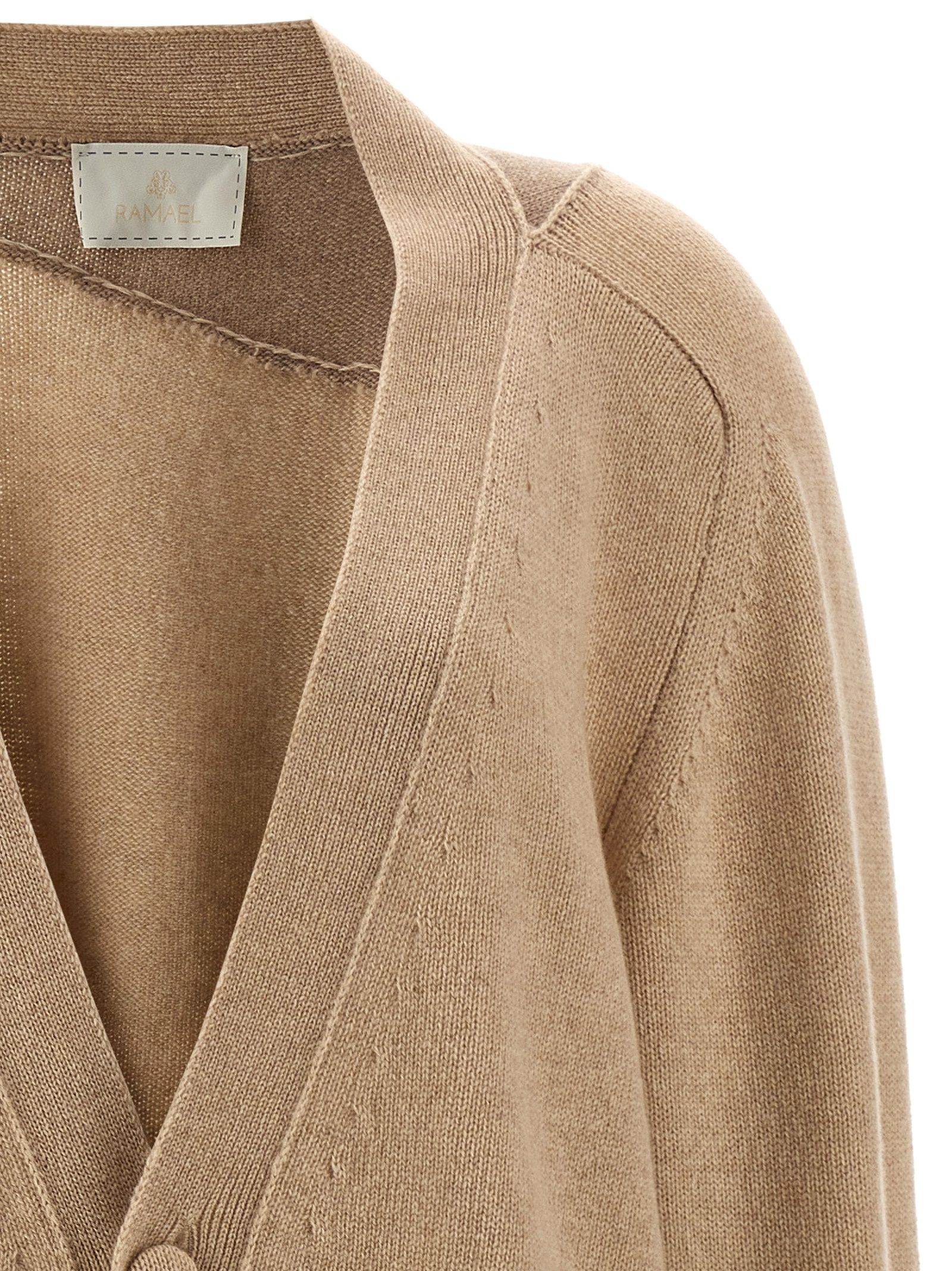[RAMAEL] Cardigan FW23 WRA0102SAND