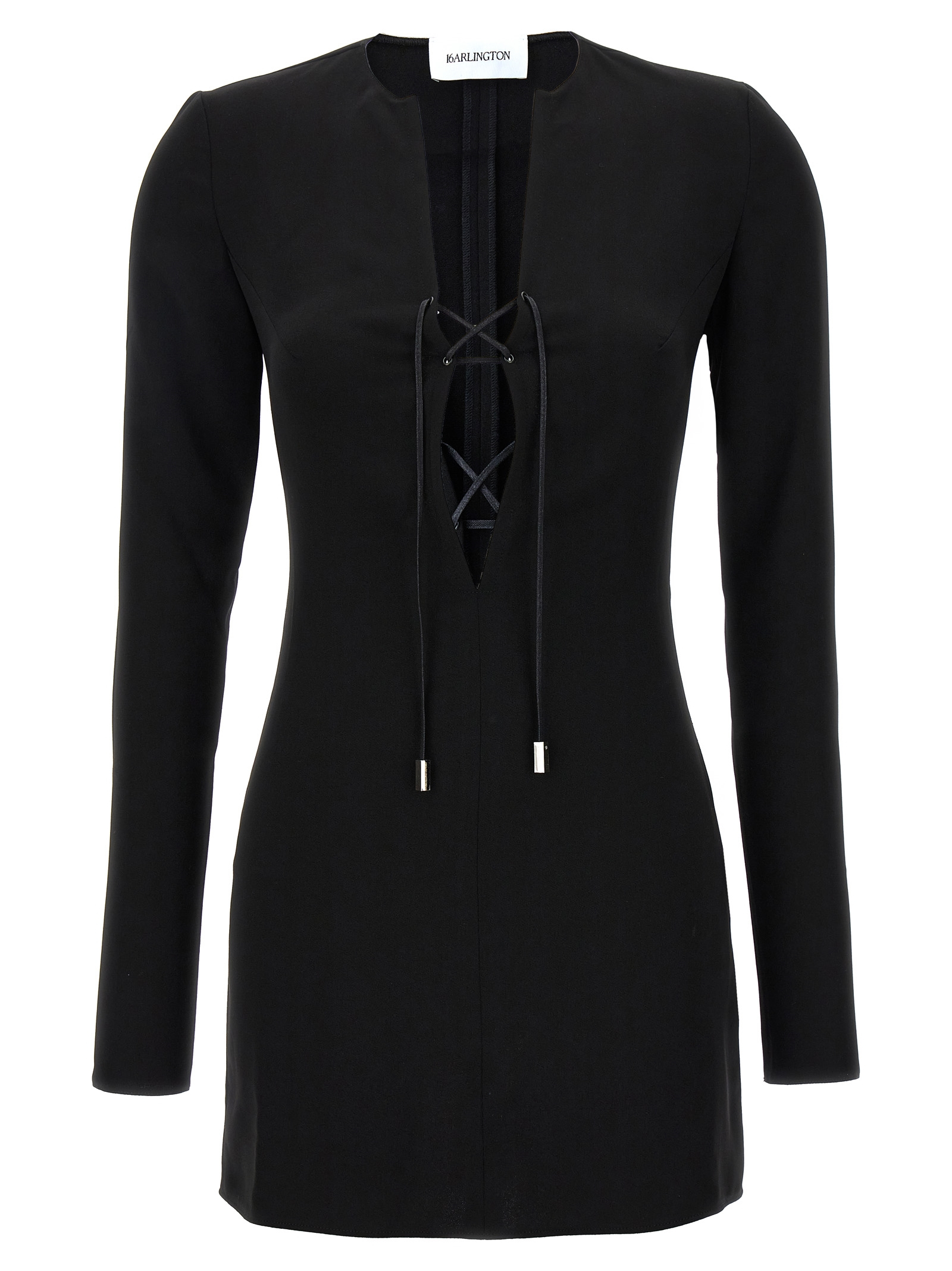 [16arlington] Long sleeve dress FW23 D331PW23JETBLACK