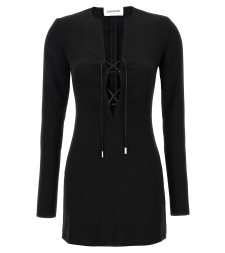 [16arlington] Long sleeve dress FW23 D331PW23JETBLACK