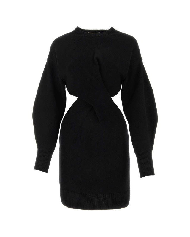 [Alexander McQueen] Long sleeve dress FW23 758585Q1A6W 1000