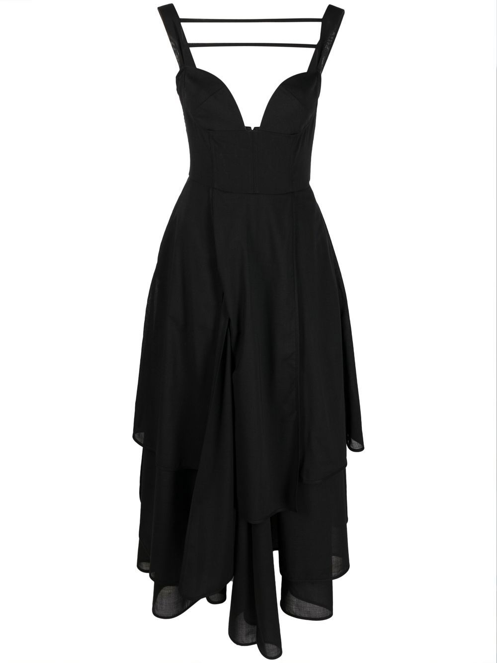 [A.W.A.K.E. Mode] Sleeveless dress FW22 SS22DR05UT13BLACKXX