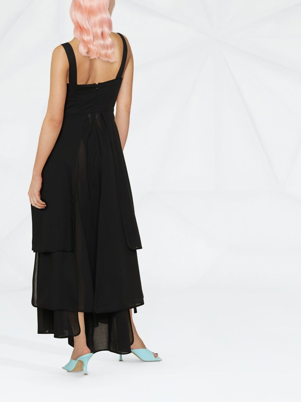 [A.W.A.K.E. Mode] Sleeveless dress FW22 SS22DR05UT13BLACKXX