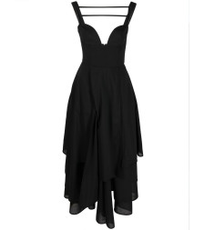 [A.W.A.K.E. Mode] Sleeveless dress FW22 SS22DR05UT13BLACKXX