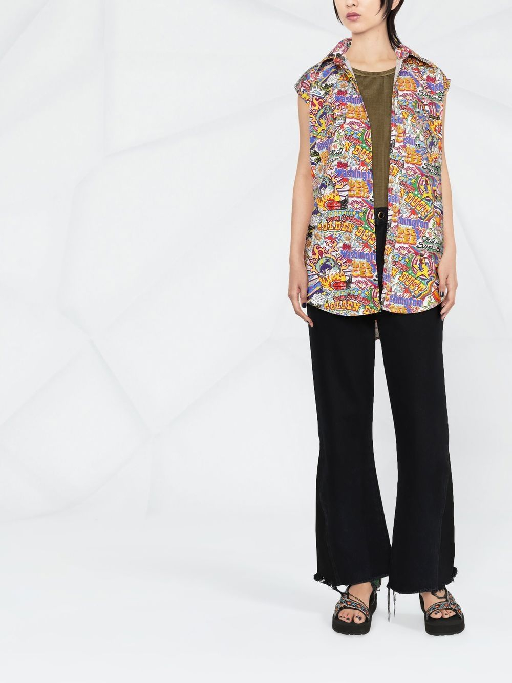 [WASHINGTON DEE-CEE] Shirts Sleeveless SS22 TOWWDC72