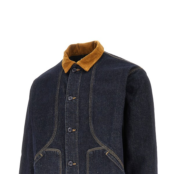 [foret] Shirts Long Sleeve FW25 F4844.DARK DENIM-DARK DENIM