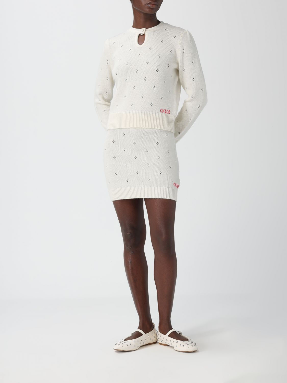 [Chloe] Mini skirt FW25 CH25WMJ06590 107