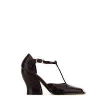 [Loewe] Pumps FW25 LONDS01X07 BURGUNDY