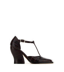[Loewe] Pumps FW25 LONDS01X07 BURGUNDY