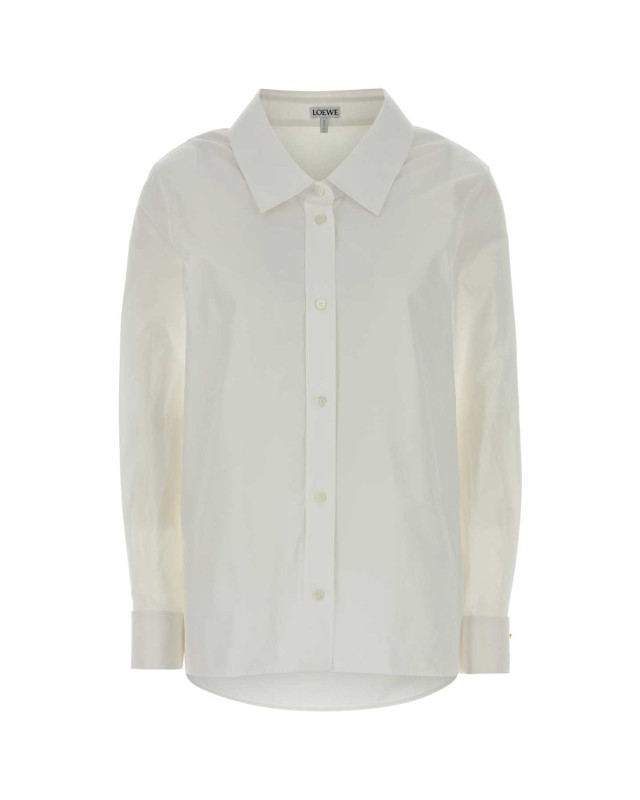 [Loewe] Shirts Long Sleeve FW25 S540Y05XCD WHITE