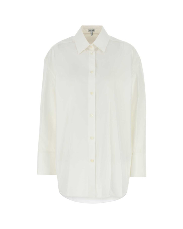[Loewe] Shirts Long Sleeve FW25 S359Y05XE5 WHITE