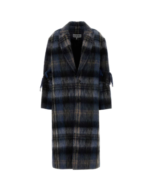 [Loewe] Coat FW25 S540Y01XBH BLUEMULTICOLOR