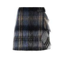 [Loewe] Mini skirt FW25 S540Y08XC0 BLUEMULTICOLOR