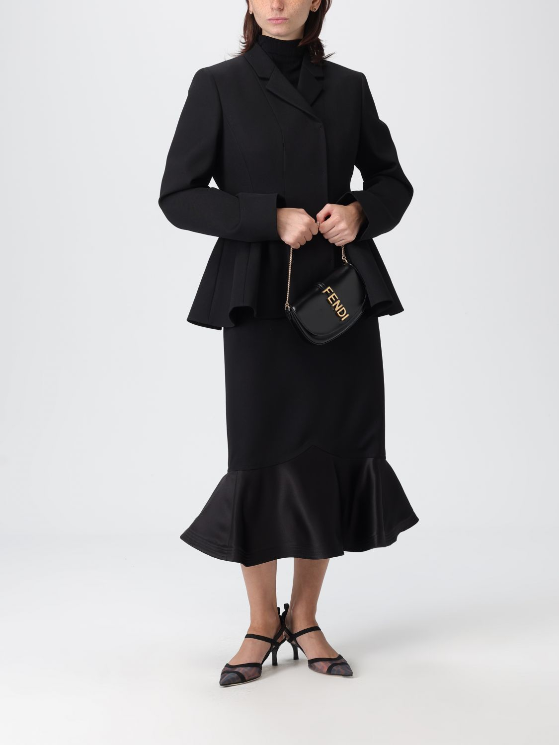 [Fendi] Midi skirt FW25 FQ7687AJYF F0GME