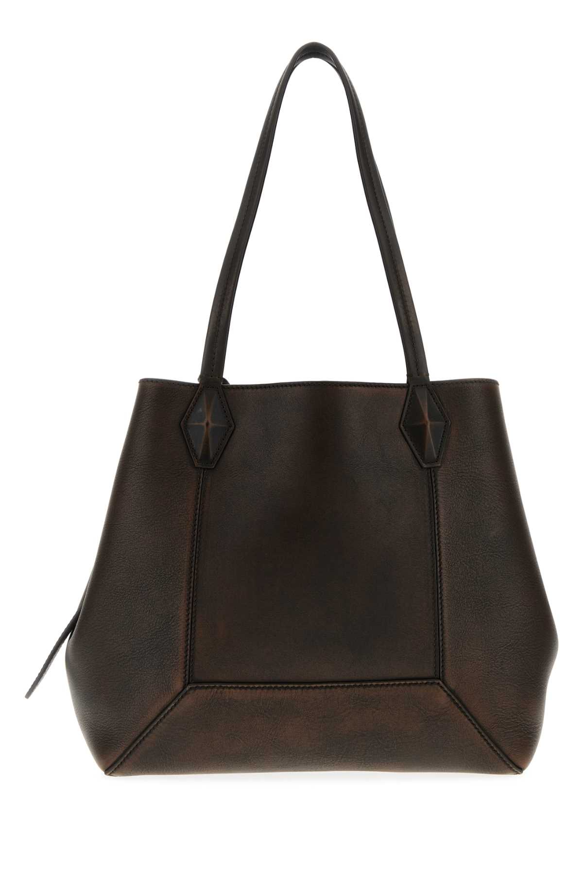 [Jimmy Choo] Bag FW25 DIAMONDTOTEMFFT COGNACGOLD