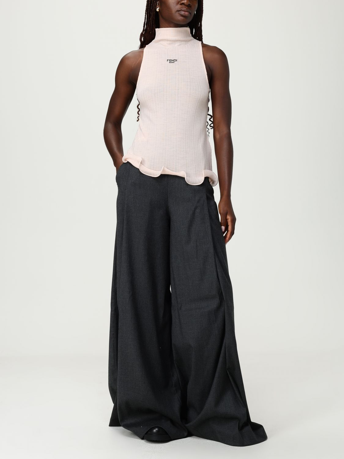 [Fendi] T-shirts Sleeveless FW25 FS9740AVFE F1T6T
