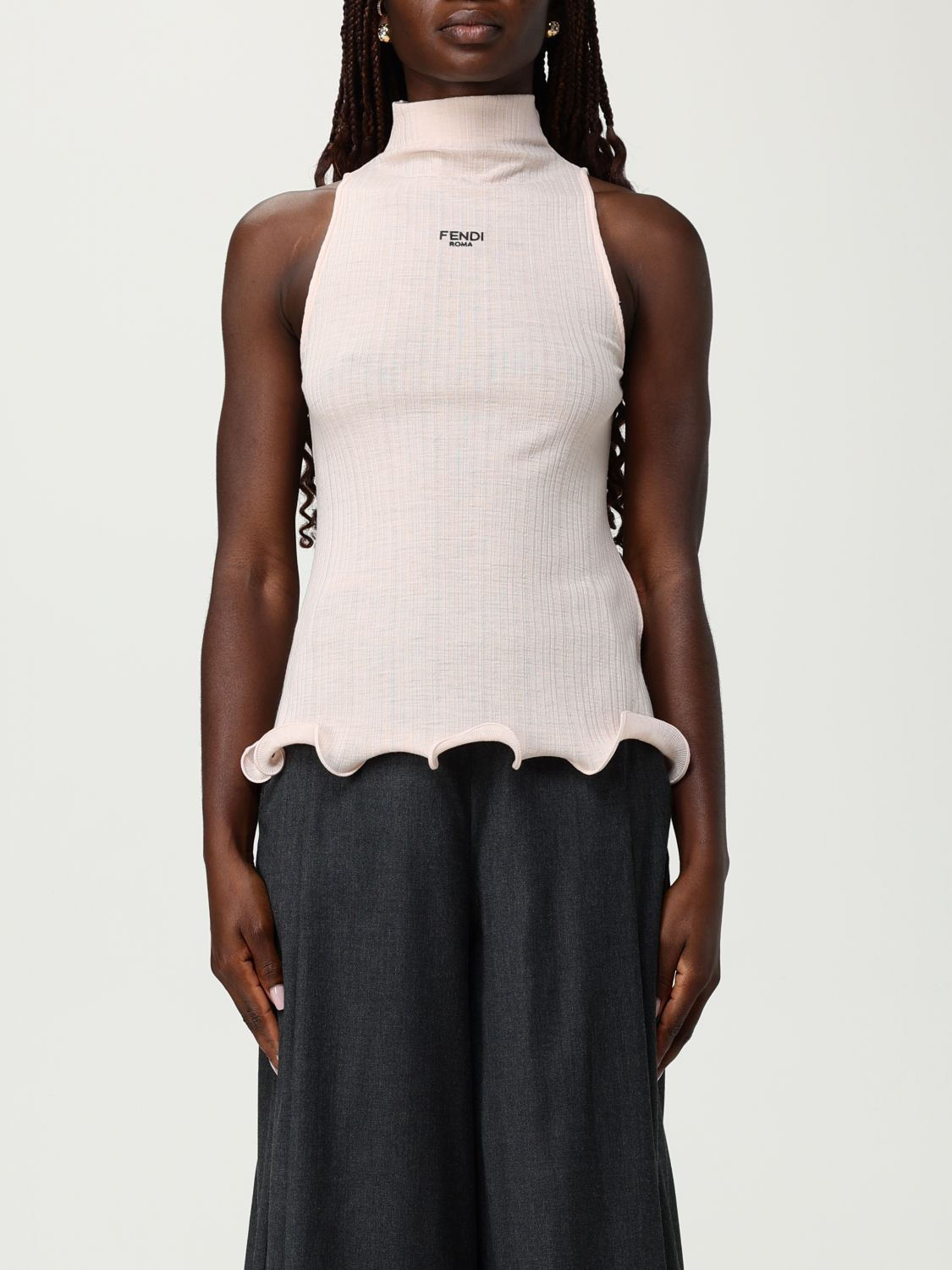 [Fendi] T-shirts Sleeveless FW25 FS9740AVFE F1T6T