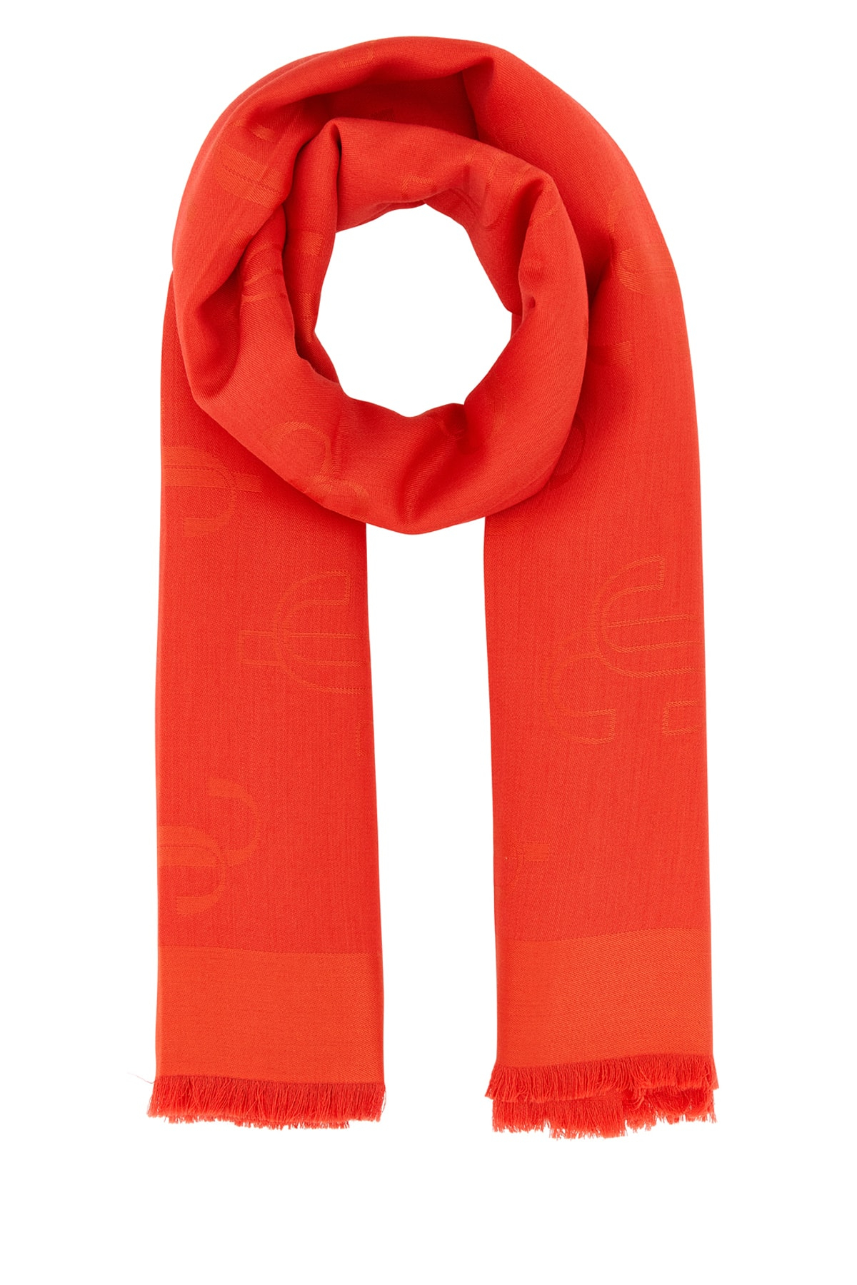 [Jimmy Choo] Scarf SS23 EMANIS728 PAPRIKA