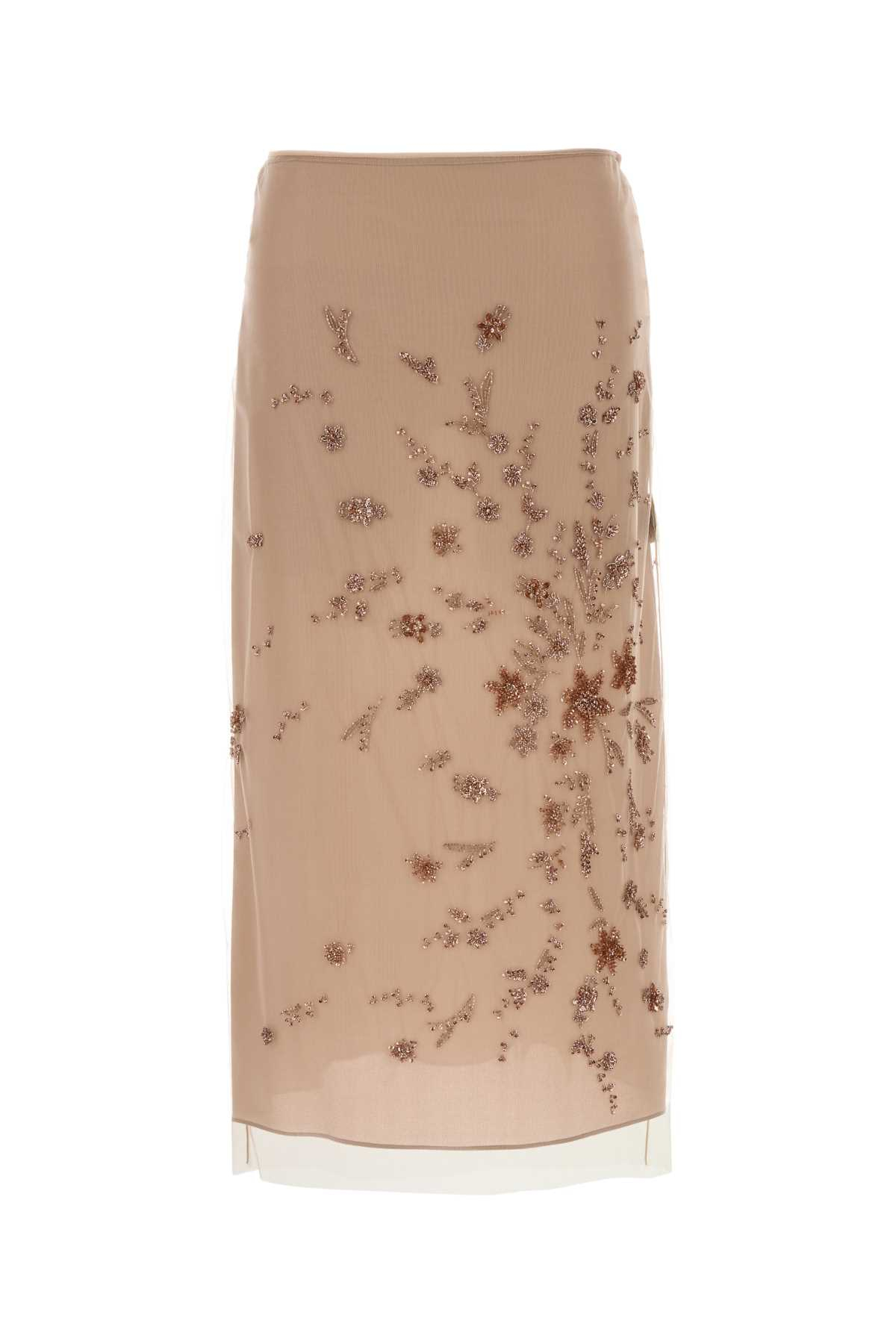 [Fendi] Long skirt SS25 FQ7647AUP0 F0QA6