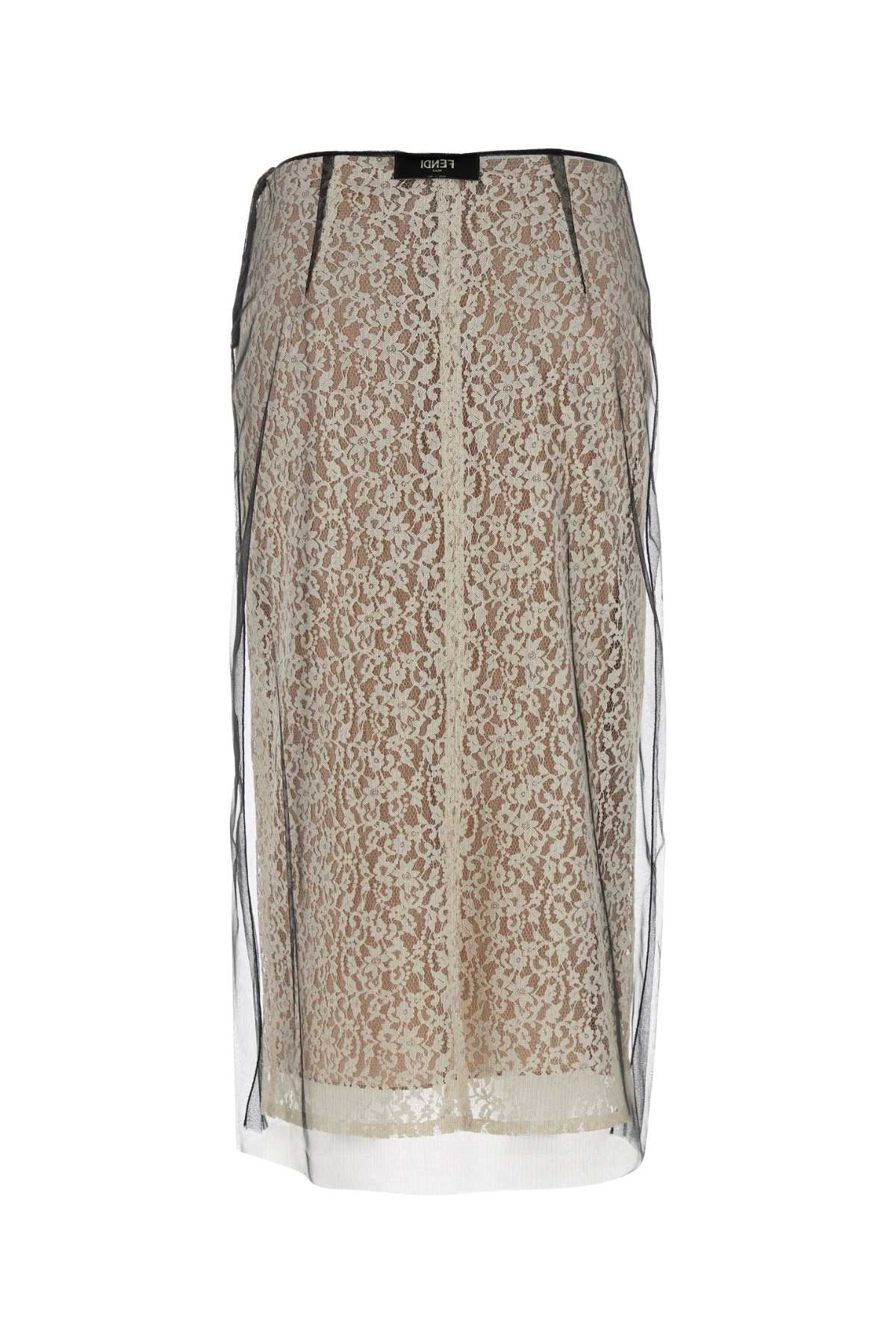 [Fendi] Midi skirt SS25 FQ7641AUP7 F1T48