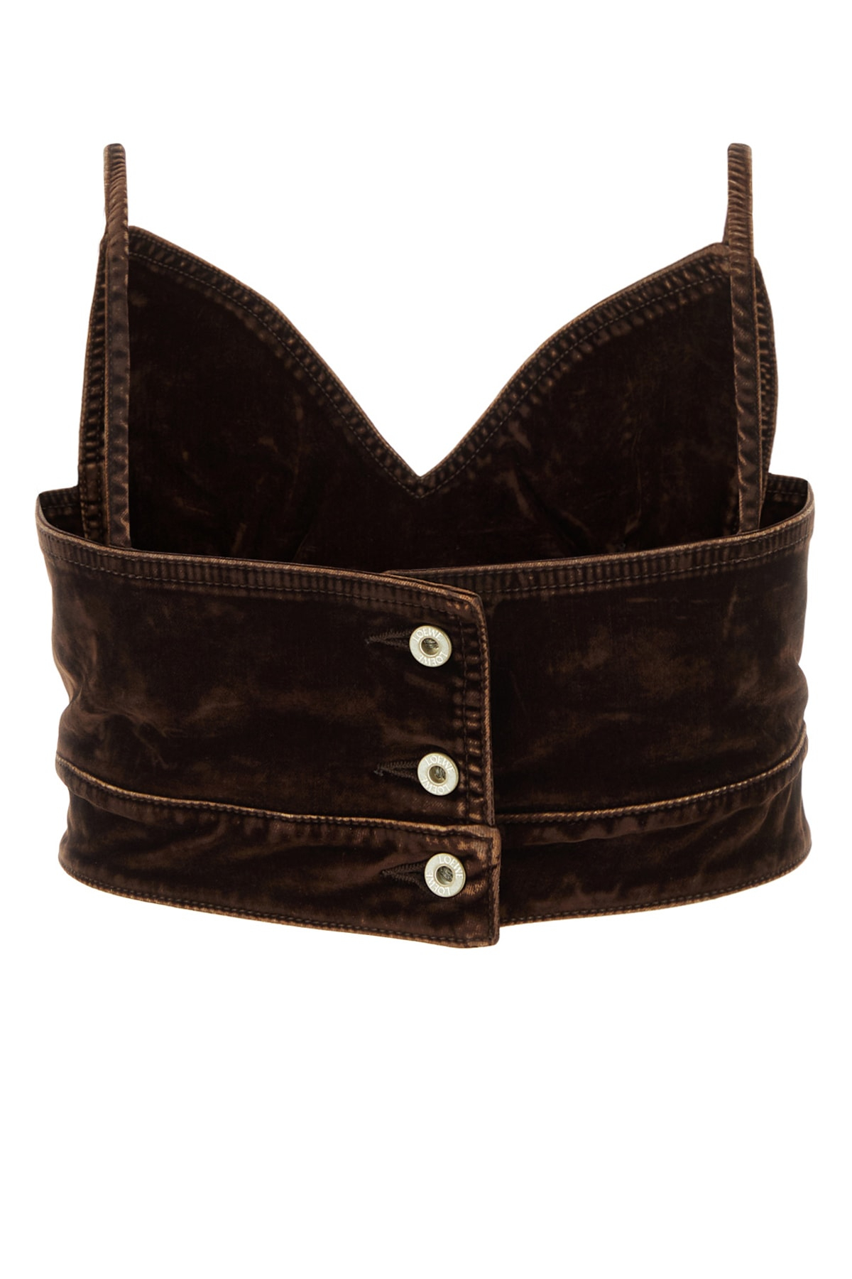 [Loewe] Bustier FW23 S540Y12X01 COFFEEBEAN