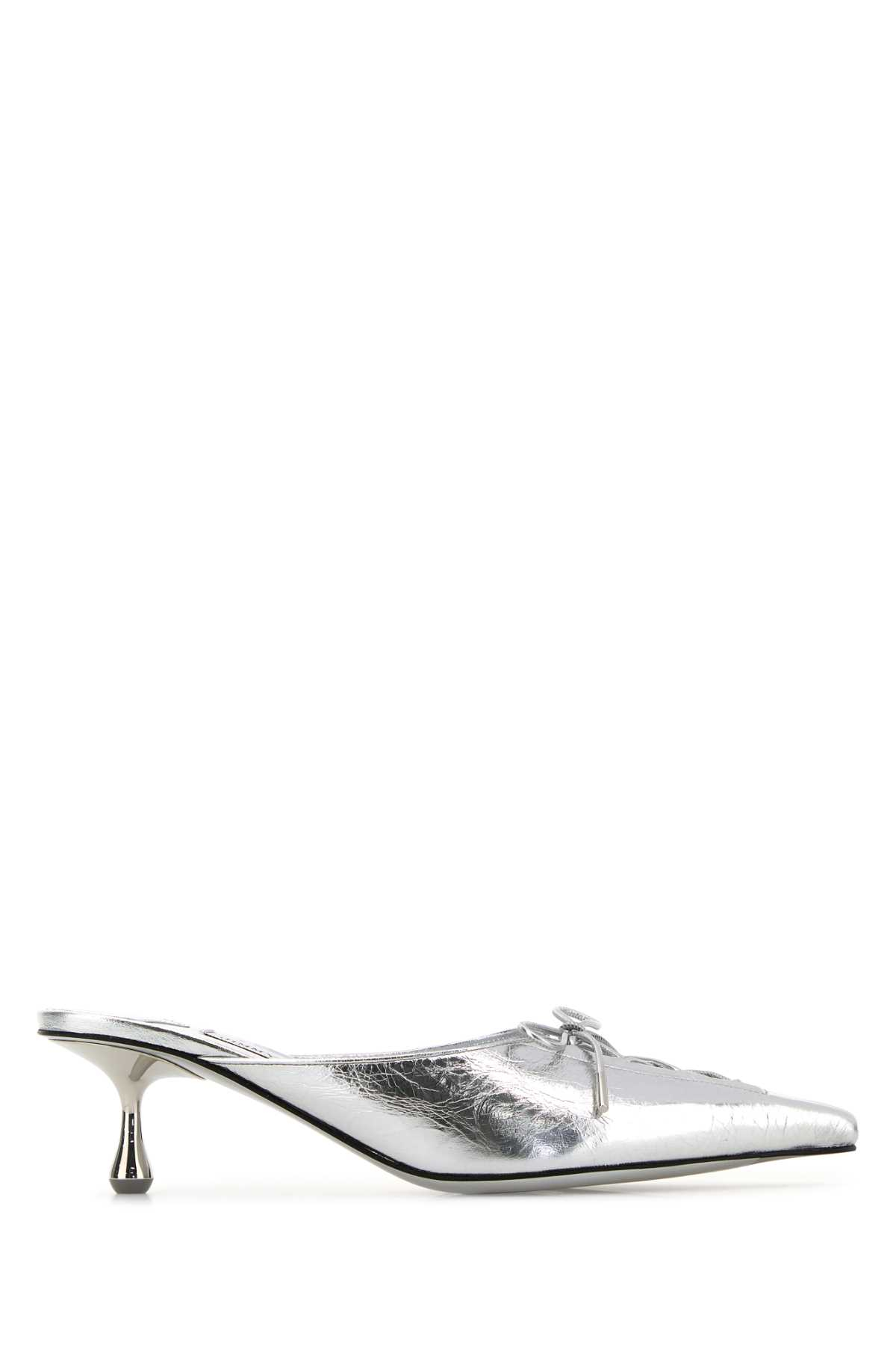 [Jimmy Choo] Sandals FW25 SCARLETTMULE50BYK SILVER