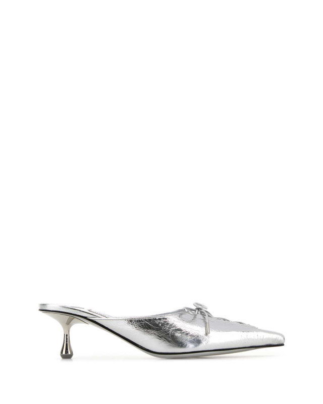 [Jimmy Choo] Sandals FW25 SCARLETTMULE50BYK SILVER