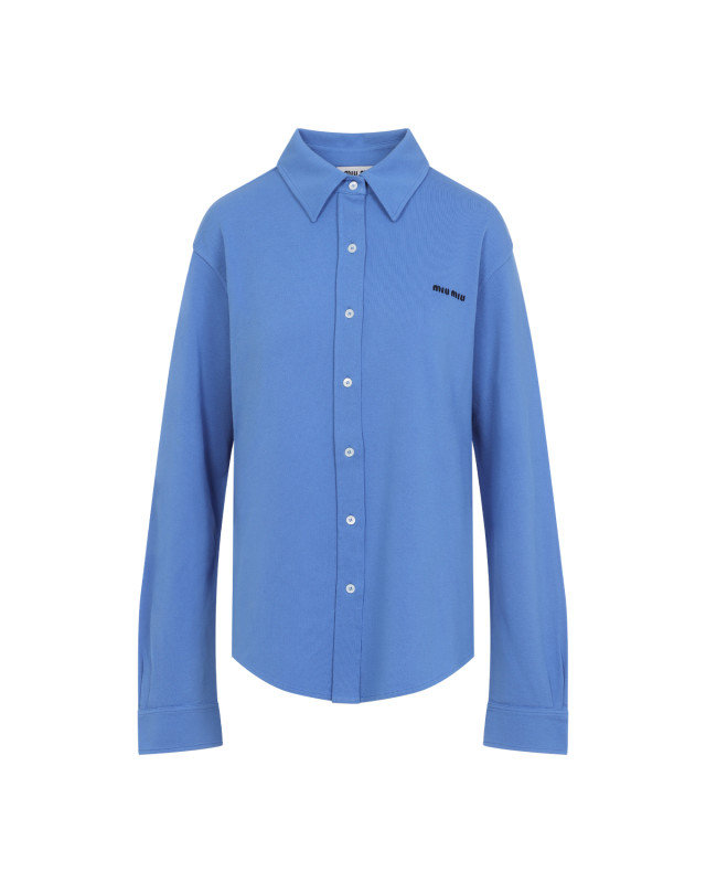 [Miu Miu] Shirts Long Sleeve FW25 MK1980SOOO.14RW