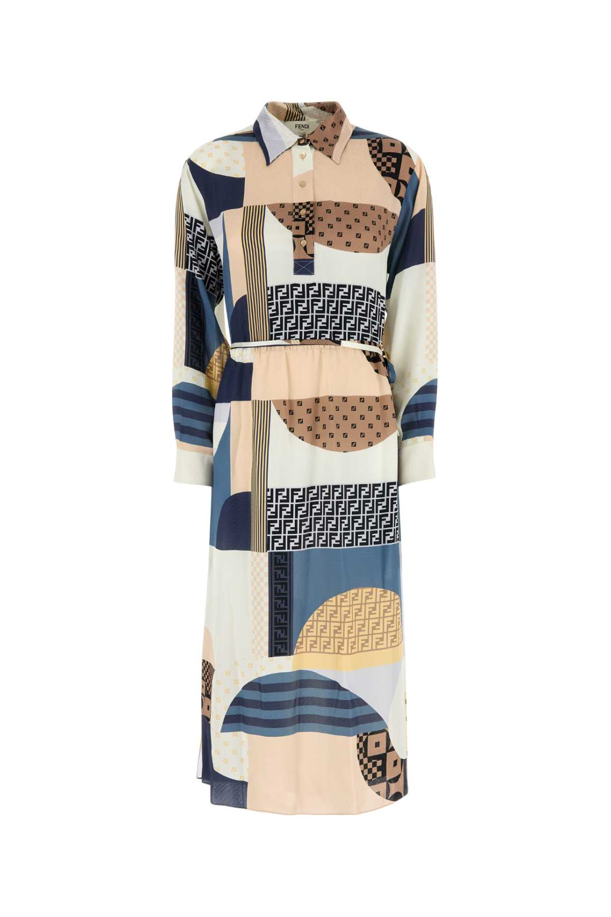 [Fendi] Long sleeve dress SS25 FDD374AUQM F1SAT